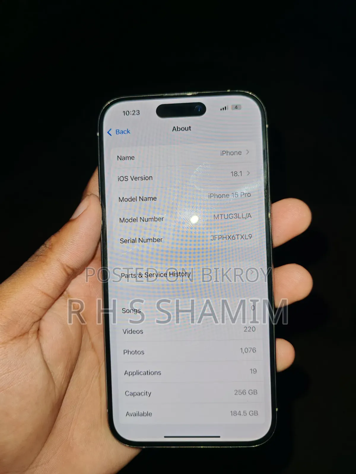 Apple iPhone 15 Pro 256 GB Silver