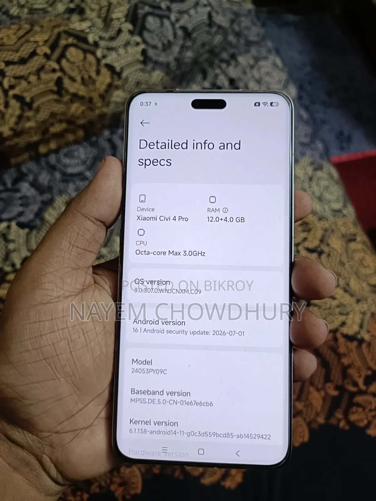 Xiaomi Civi 4 Pro 256 GB
