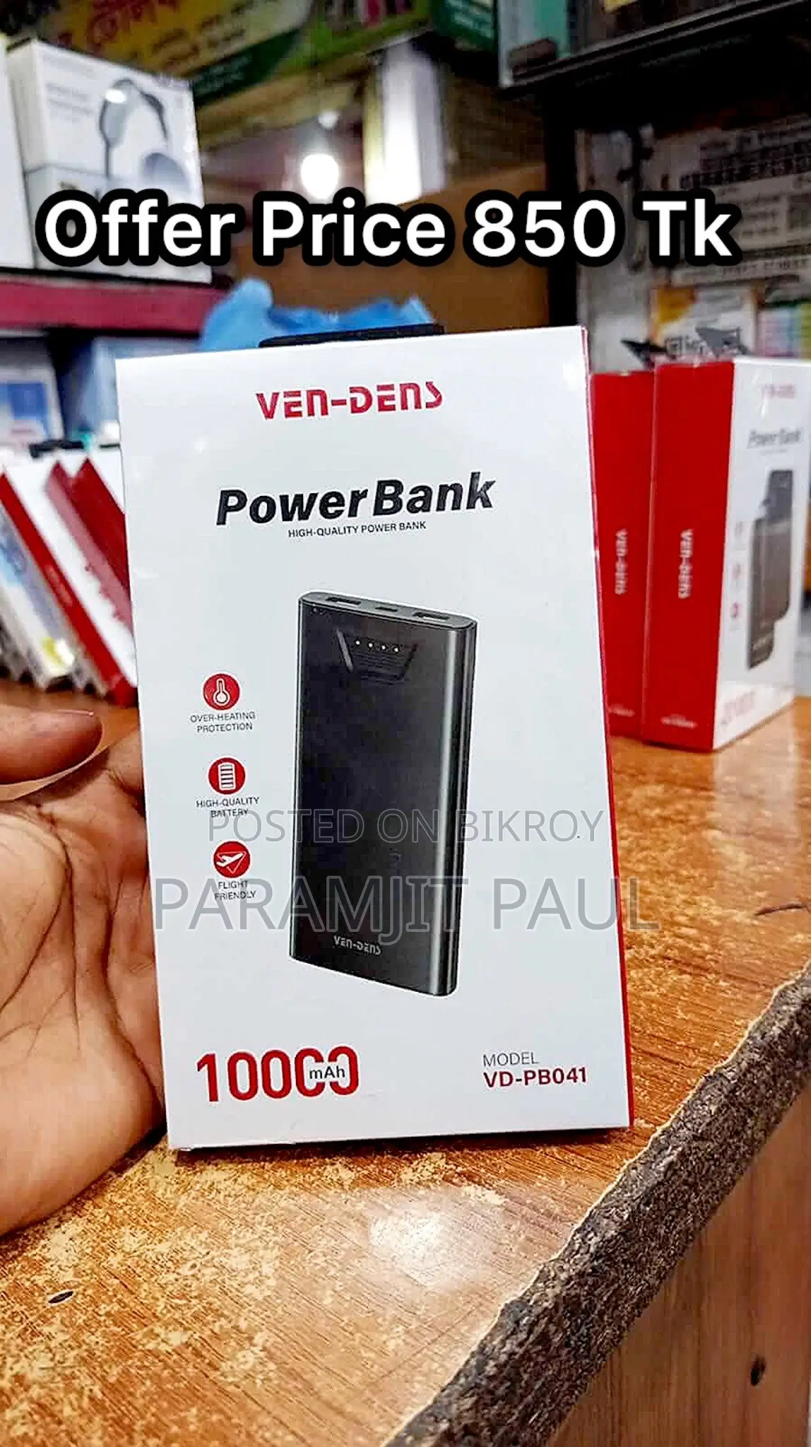 VEN-DENS Power Bank - Friend in Need