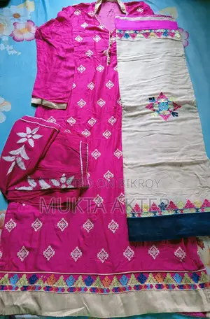 সুতি - লিলেন থ্রিপিস