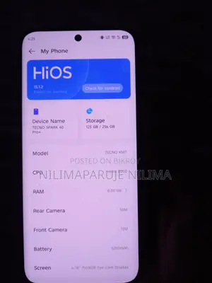 টেকনো স্পার্ক ৪০ প্রো ২৫৬ জিবি সিলভার