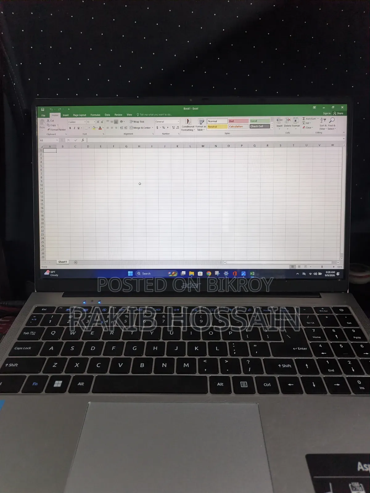 Laptop Acer Aspire 3 8GB Intel Celeron SSD 500GB