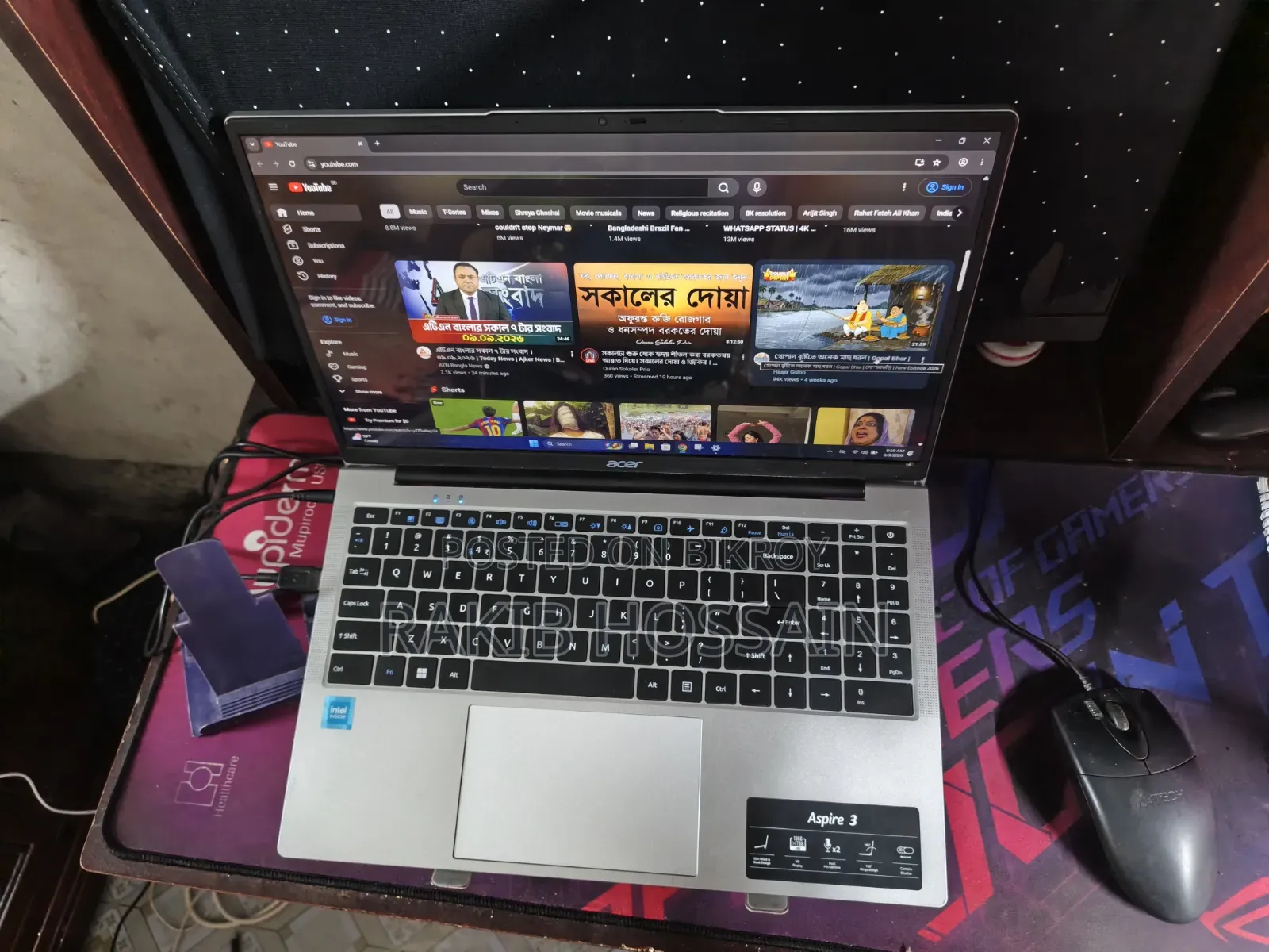 Laptop Acer Aspire 3 8GB Intel Celeron SSD 500GB