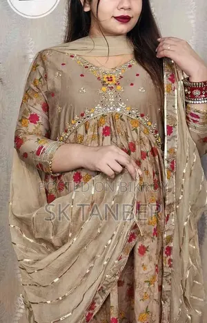 নতুন আলিয়া কাট থ্রি পিস