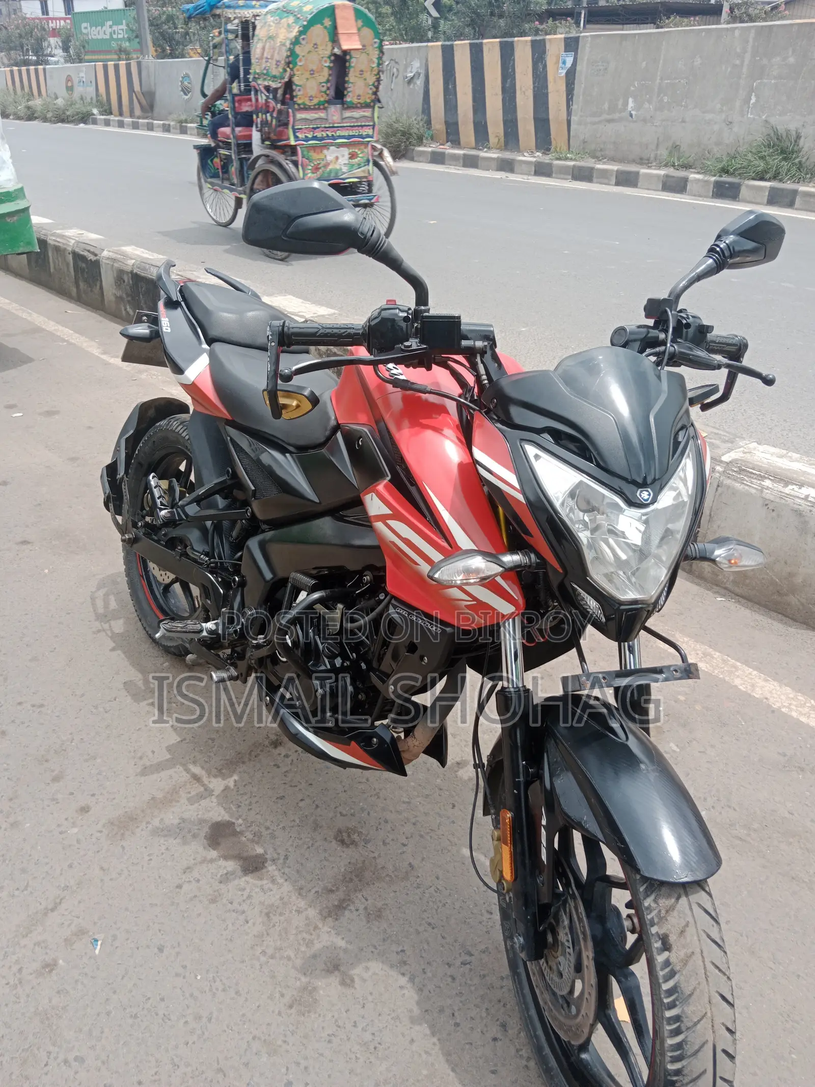 বাজাজ পালসার এনএস ১৬০ ২০২২ লাল