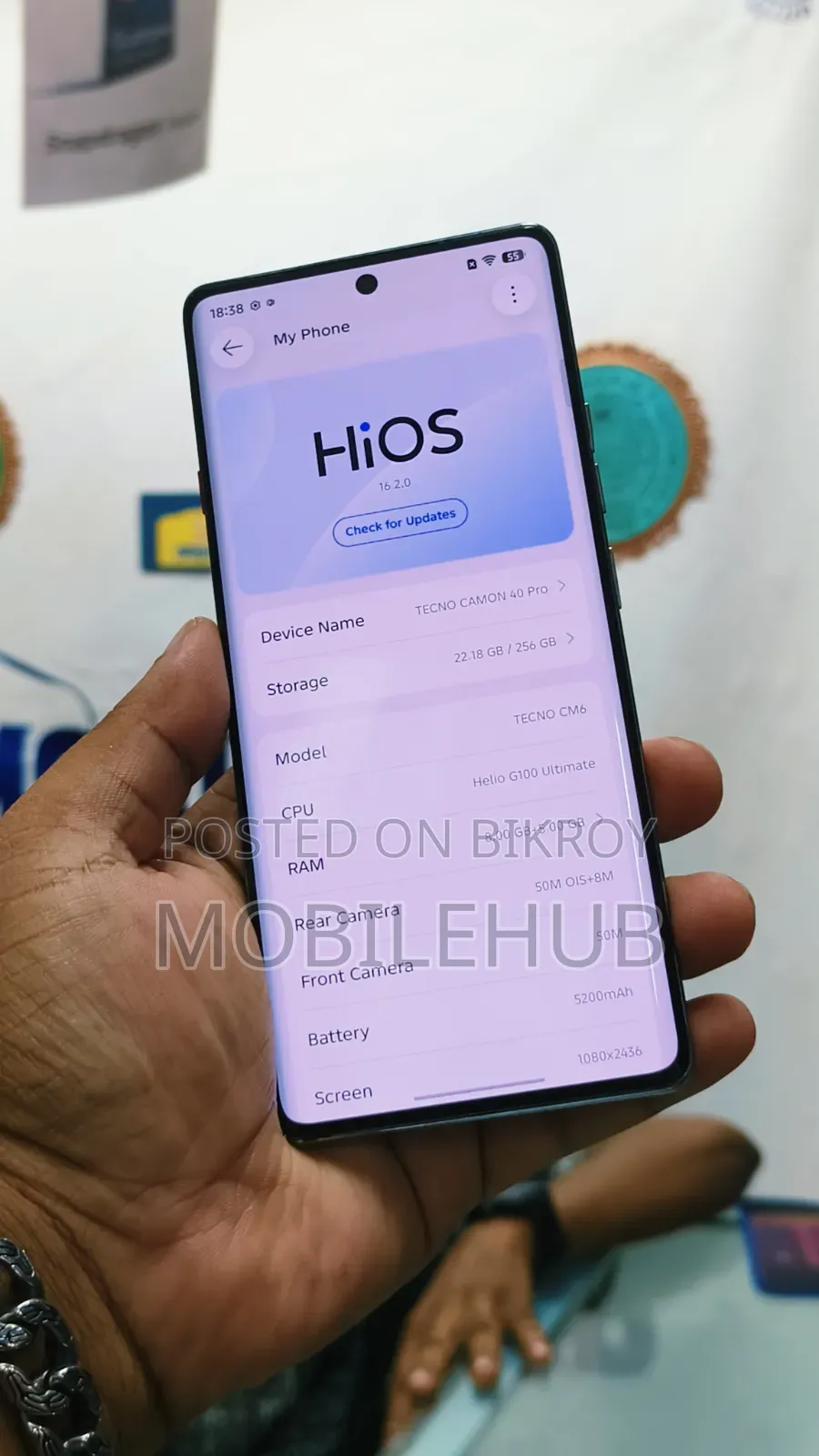 Tecno Camon 40 Pro 4G 256 GB Green