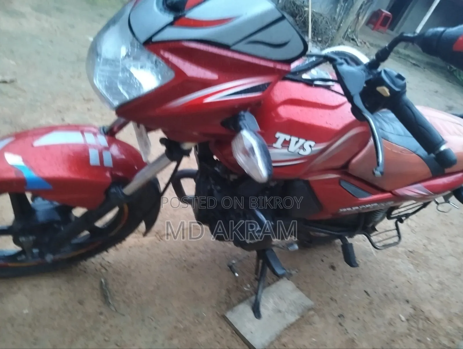 TVS Metro 2016 Red