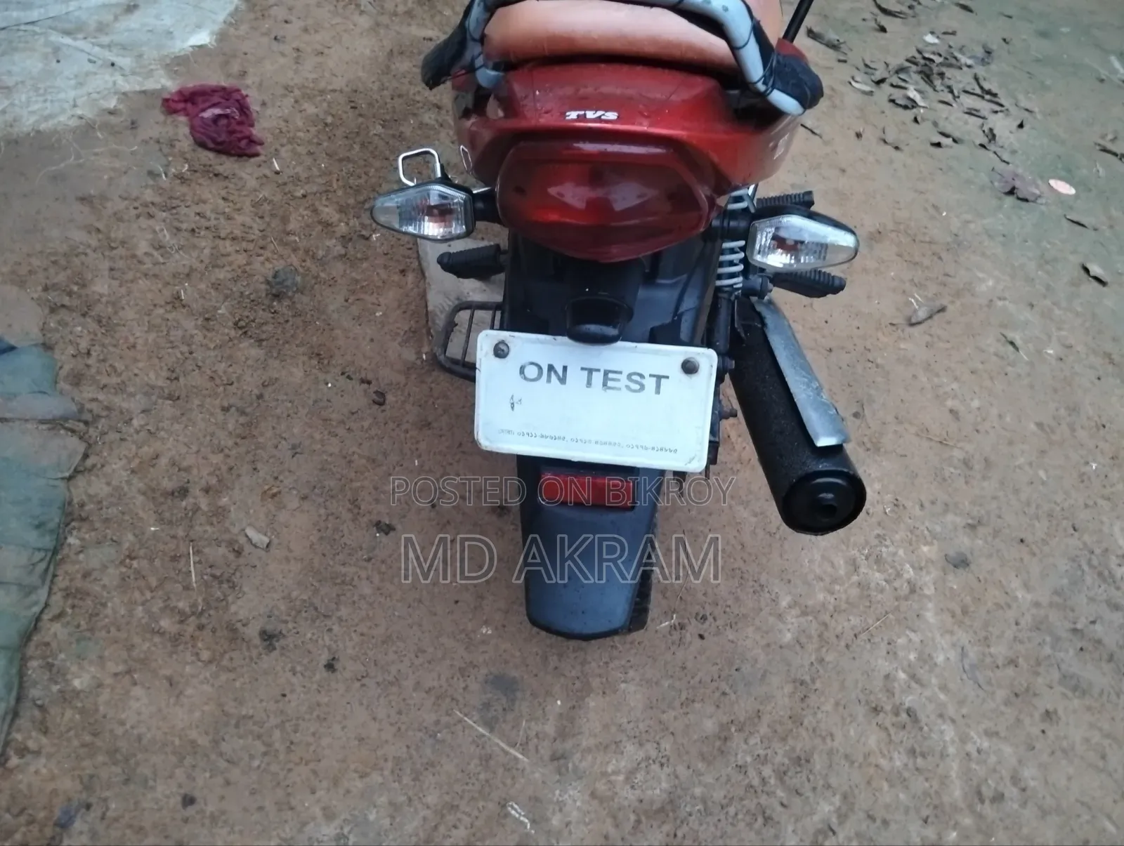 TVS Metro 2016 Red