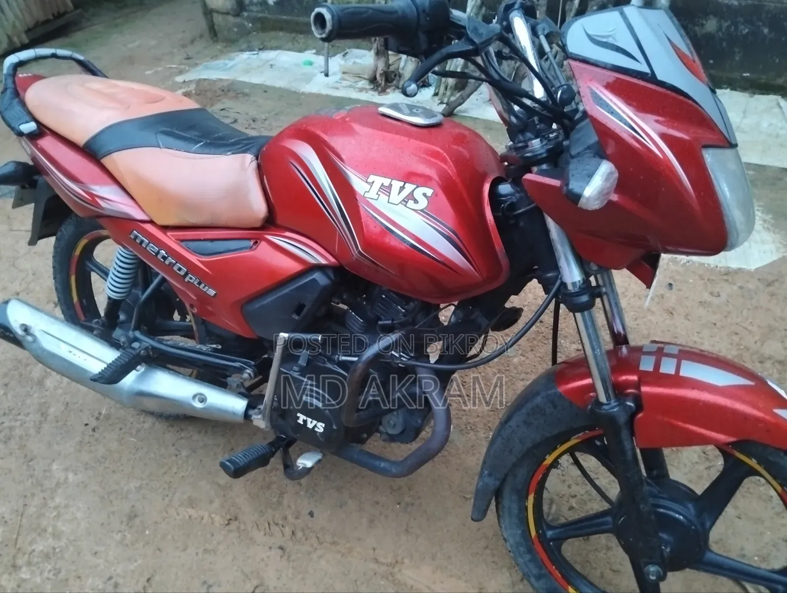 TVS Metro 2016 Red
