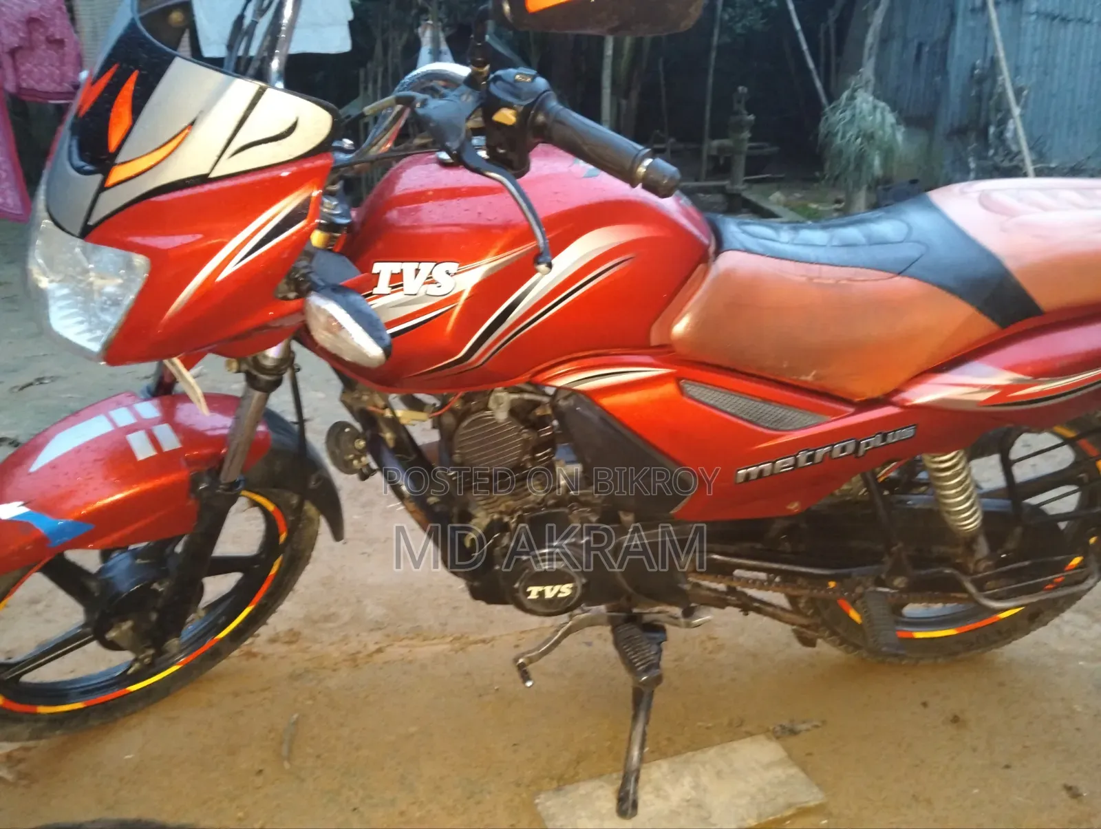 TVS Metro 2016 Red