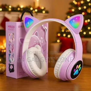 Cat Headphone - Original Cat Headphone - RGB Light Cute Gaming