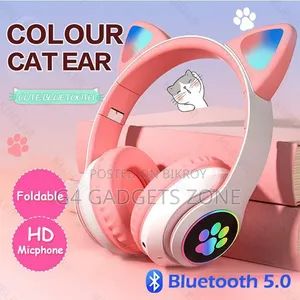 Cat Headphone - Original Cat Headphone - RGB Light Cute Gaming