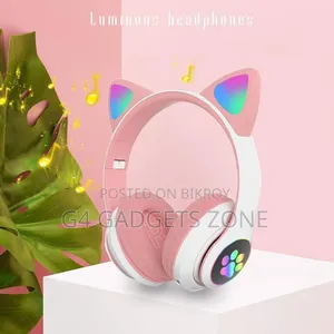 Cat Headphone - Original Cat Headphone - RGB Light Cute Gaming