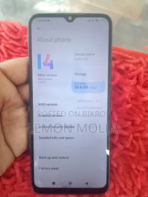 Xiaomi Redmi 10C 128 GB Black