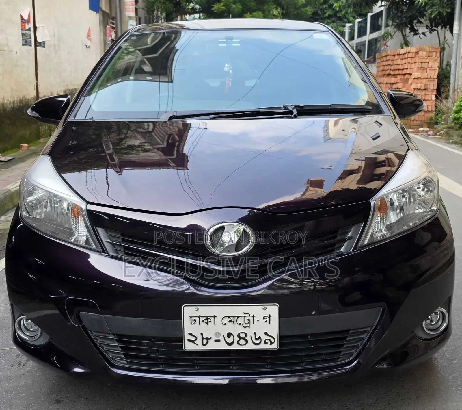Toyota Vitz 2014 Purple