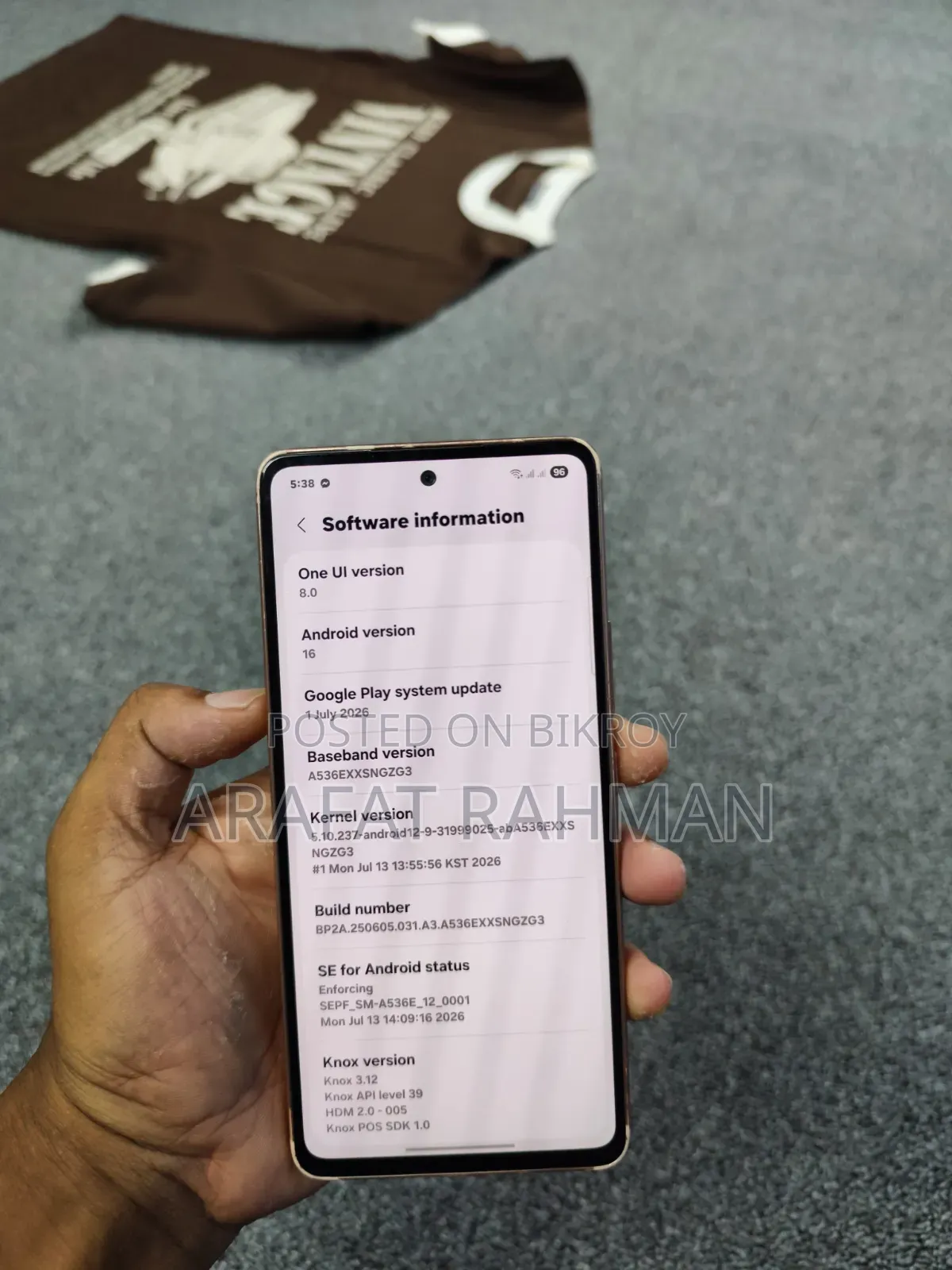 Samsung Galaxy A53 5G 128 GB Rose Gold