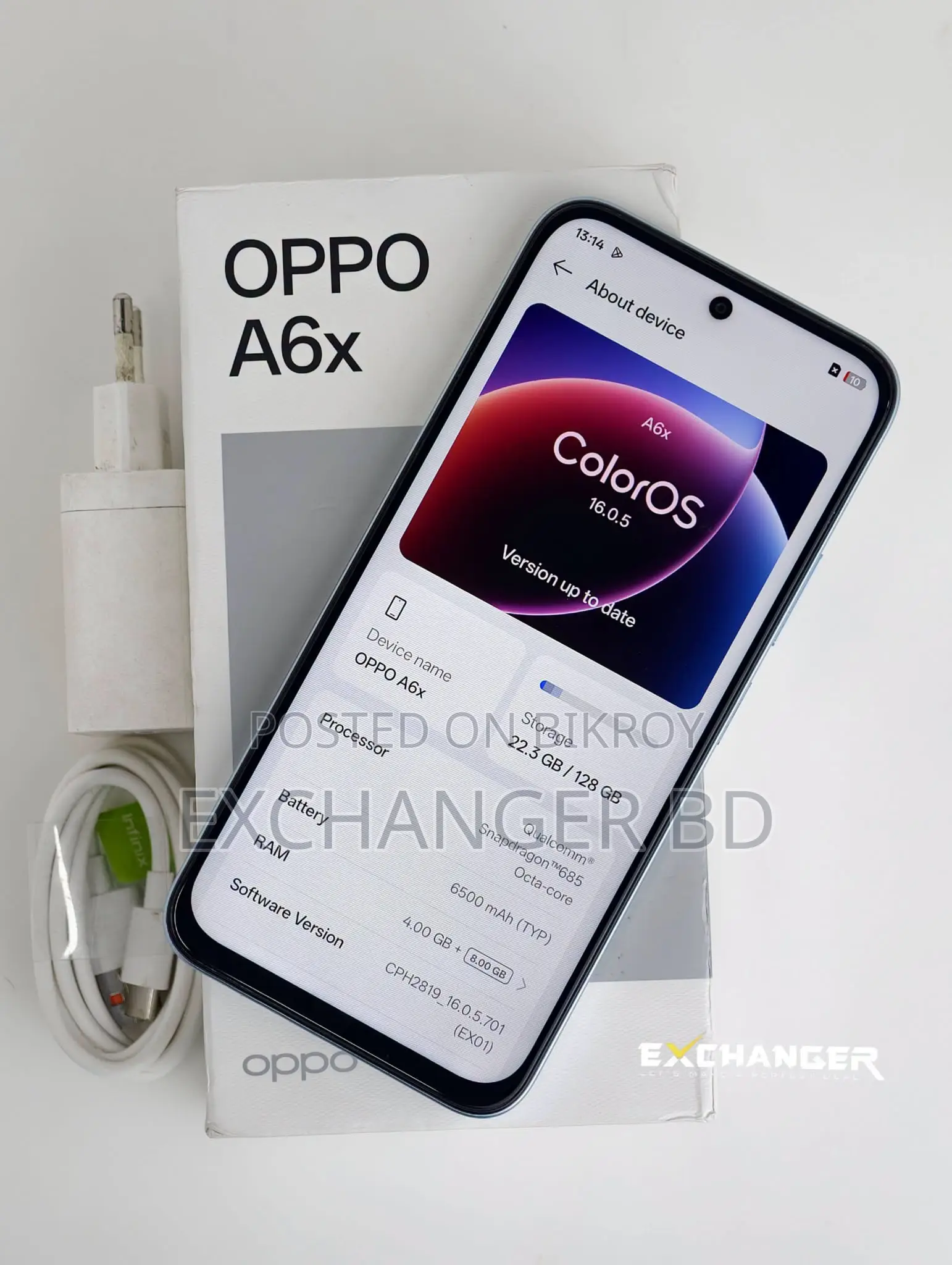Oppo A6x 128 GB Blue