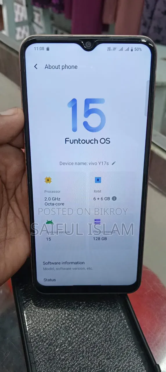 Vivo Y17s 128 GB Gold