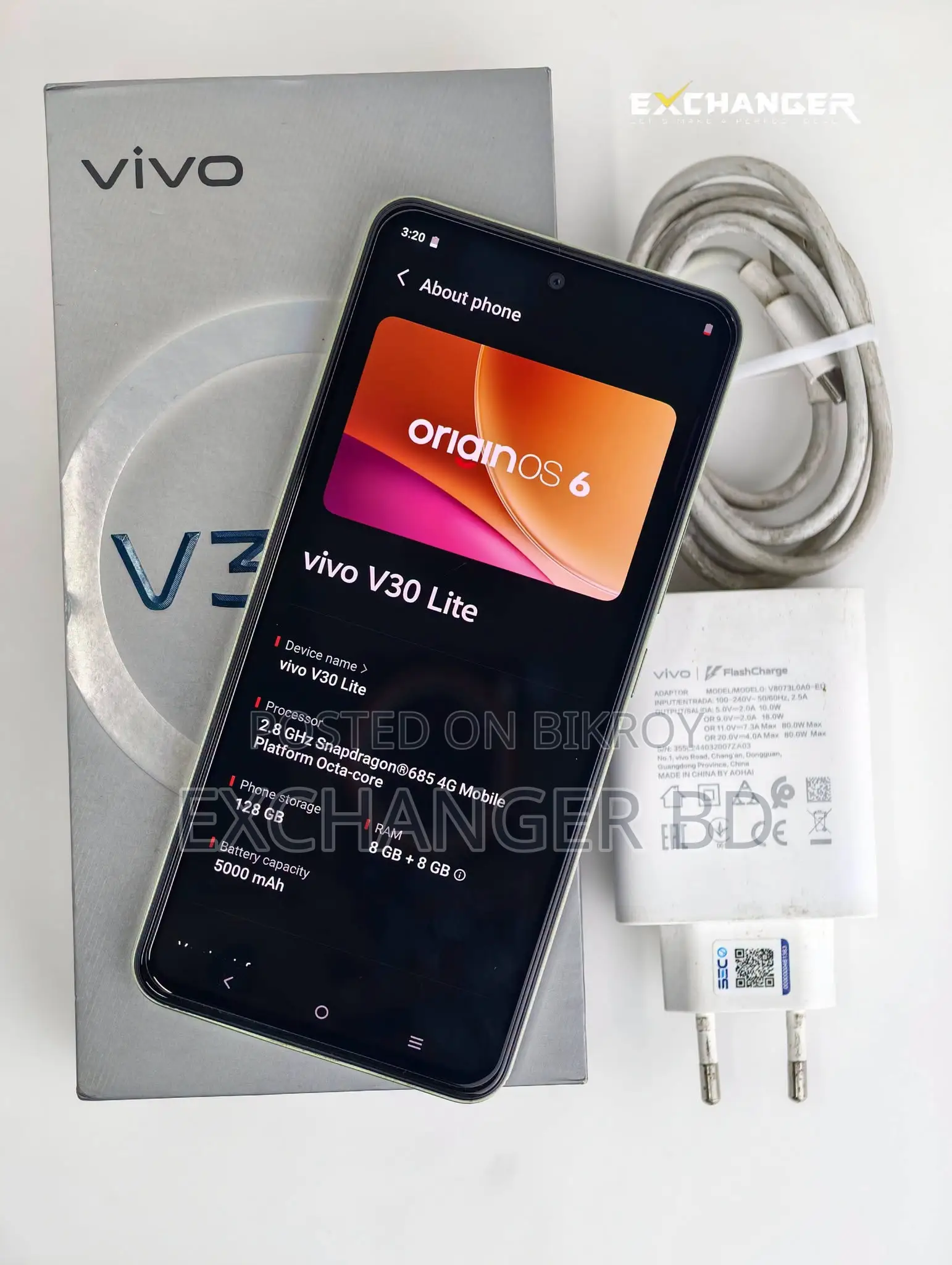Vivo V30 Lite 256 GB Green