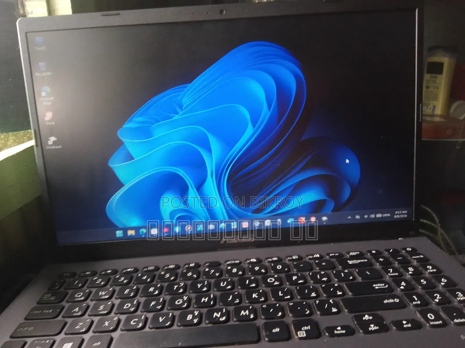 ল্যাপটপ ASUS Vivobook 15 ৪জিবি ইন্টেল কোর আই৩ এসএসডি ১২৮জিবি