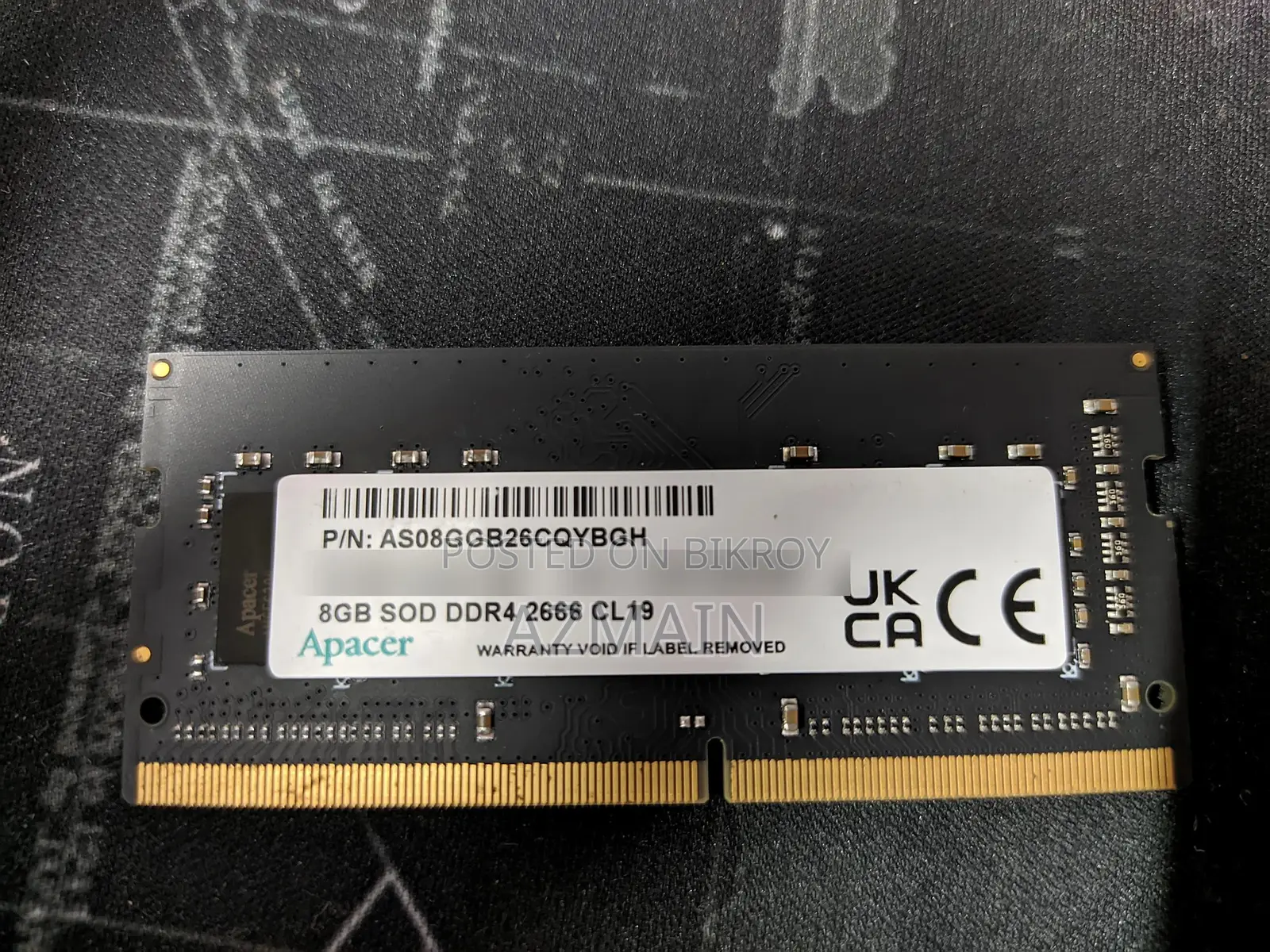 Apacer 8gb Ddr4 Laptop Ram With Lifetime Warranty