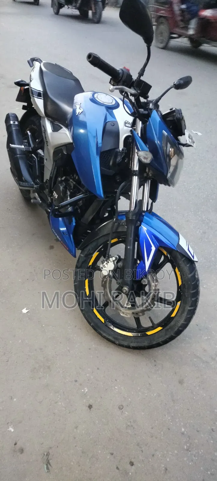 TVS Apache 160 4V 2020 Blue
