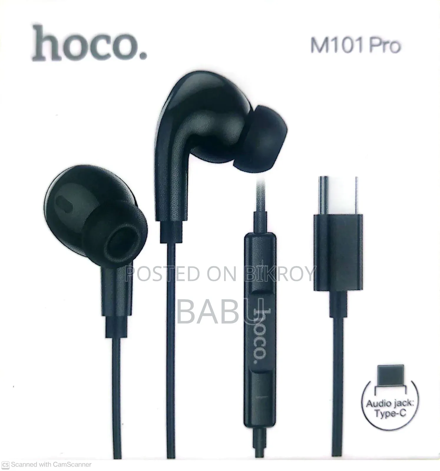 Original Hoco High Bass Type C Earphone