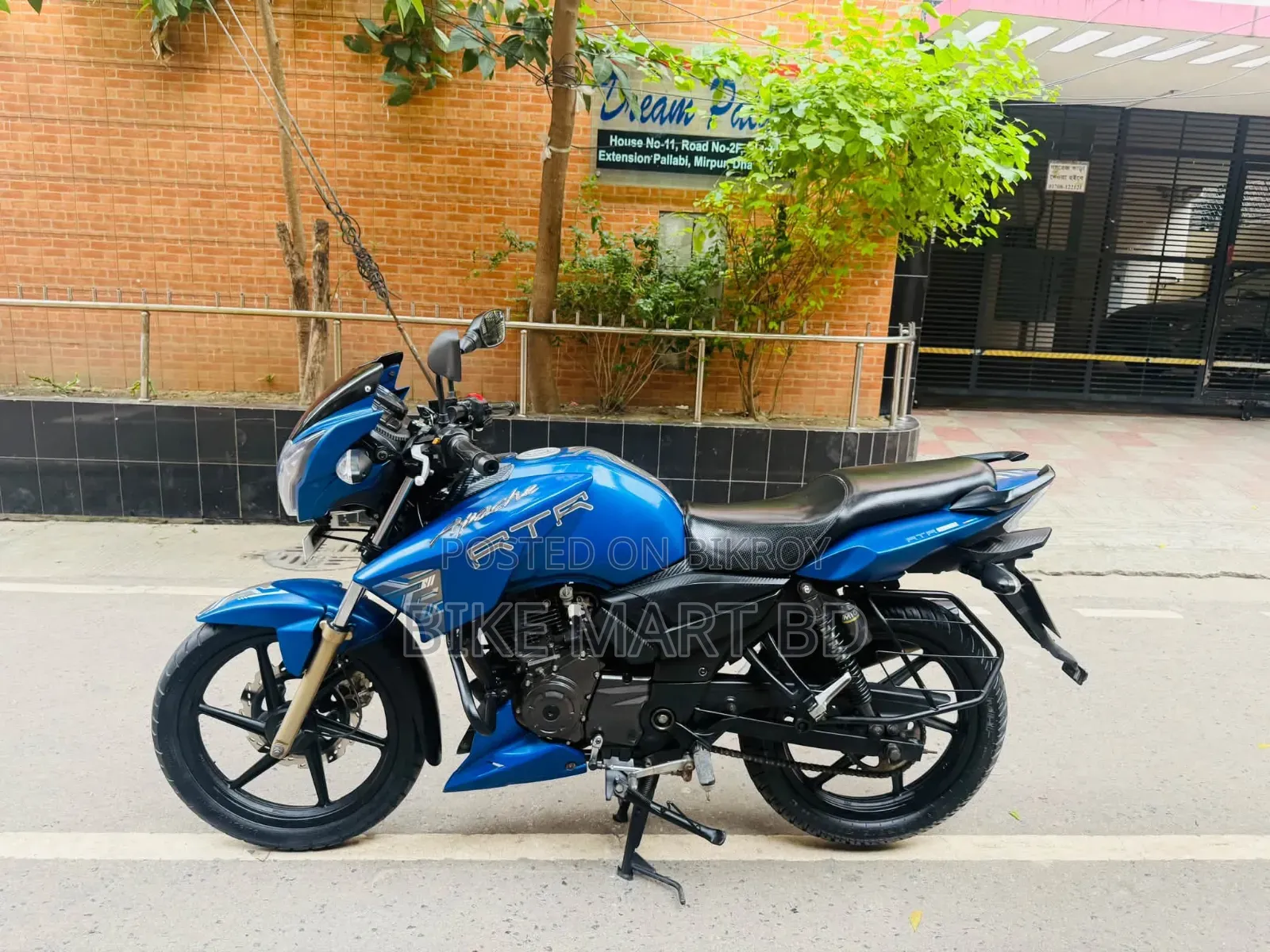 TVS Apache RTR 160 2V 2019 Blue