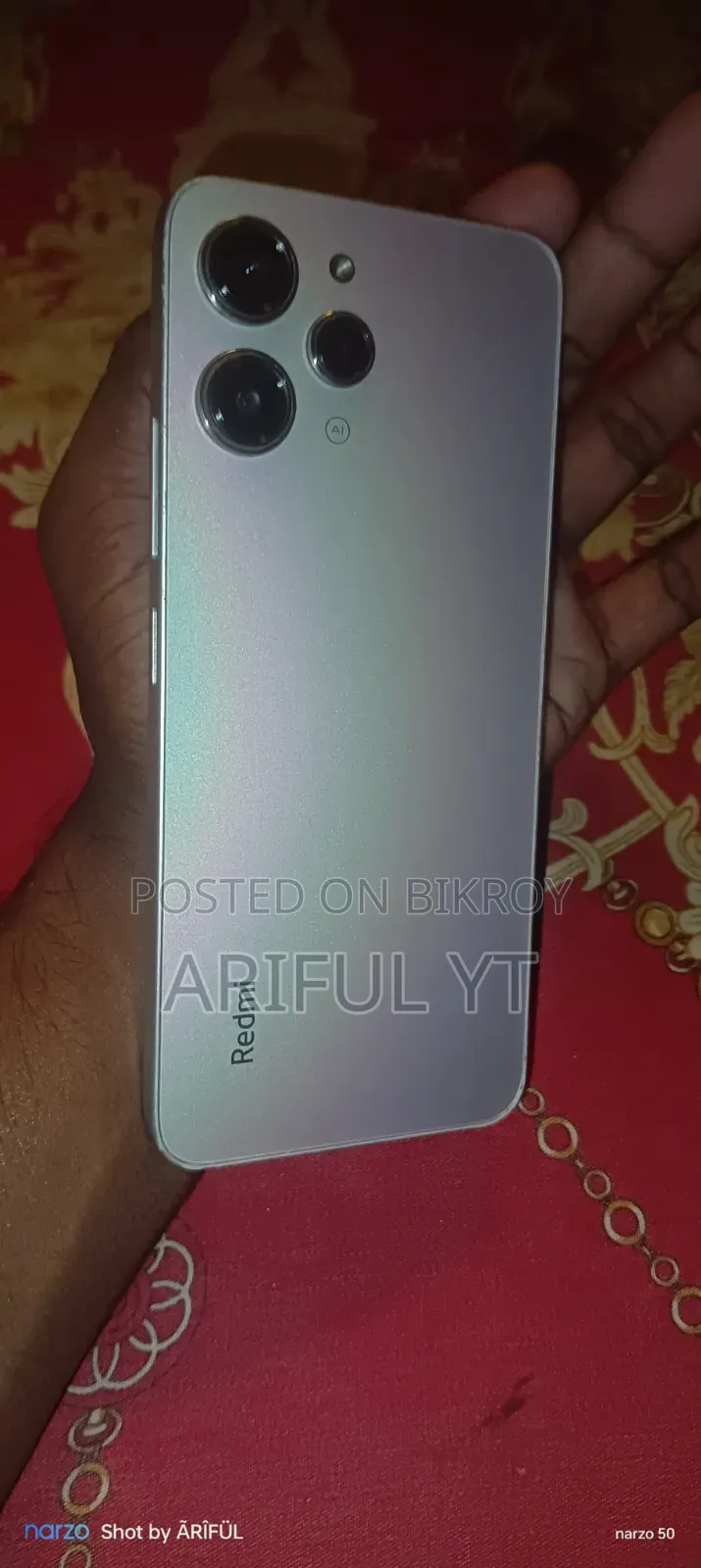 শাওমি রেডমি নোট ১২ ১২৮ জিবি সিলভার