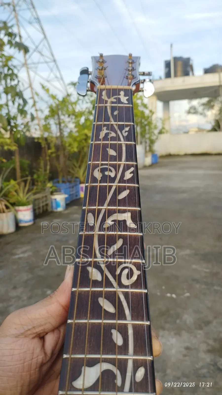 Deviser L-720b (Fretwork) Pure Acoustic Guitar