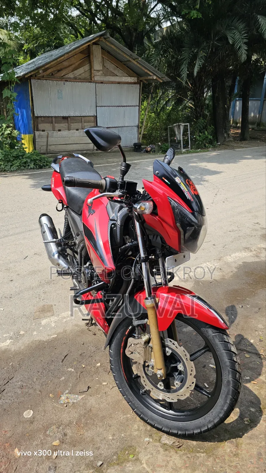 TVS Apache RTR 160 2V 2022 Red