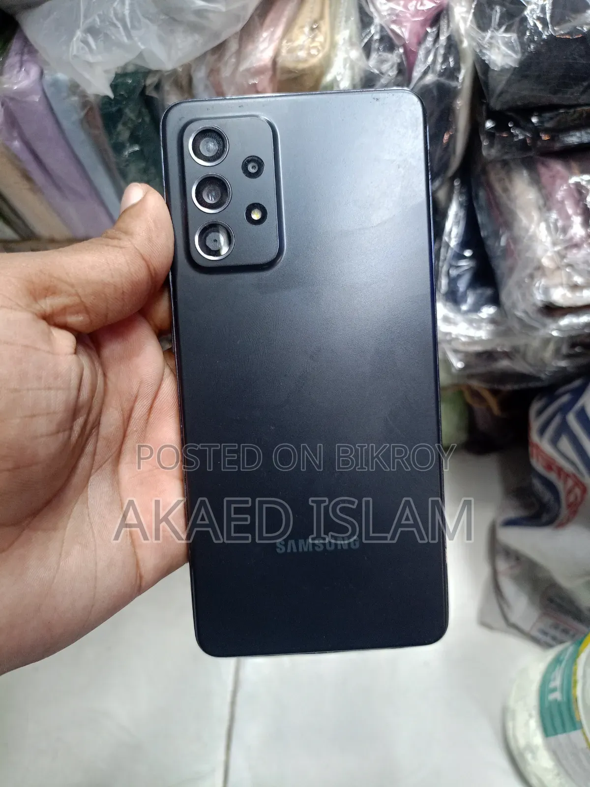 স্যামসাং গ্যালাক্সি এ৫২ ১২৮ জিবি কালো