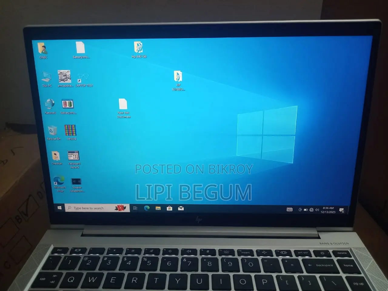 Laptop HP EliteBook 845 G11 16GB AMD Ryzen 5 HDD 512GB