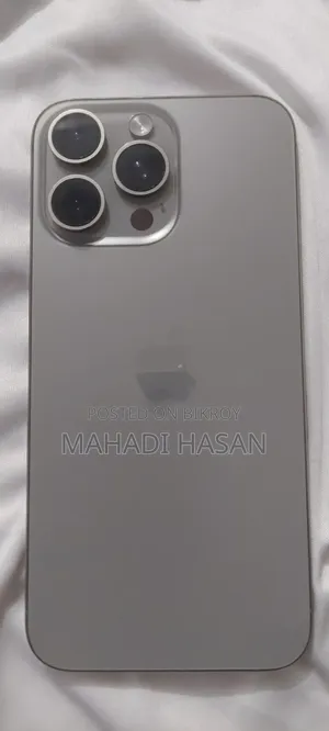আইফোন ১৫ প্রো ম্যাক্স ২৫৬ জিবি সিলভার