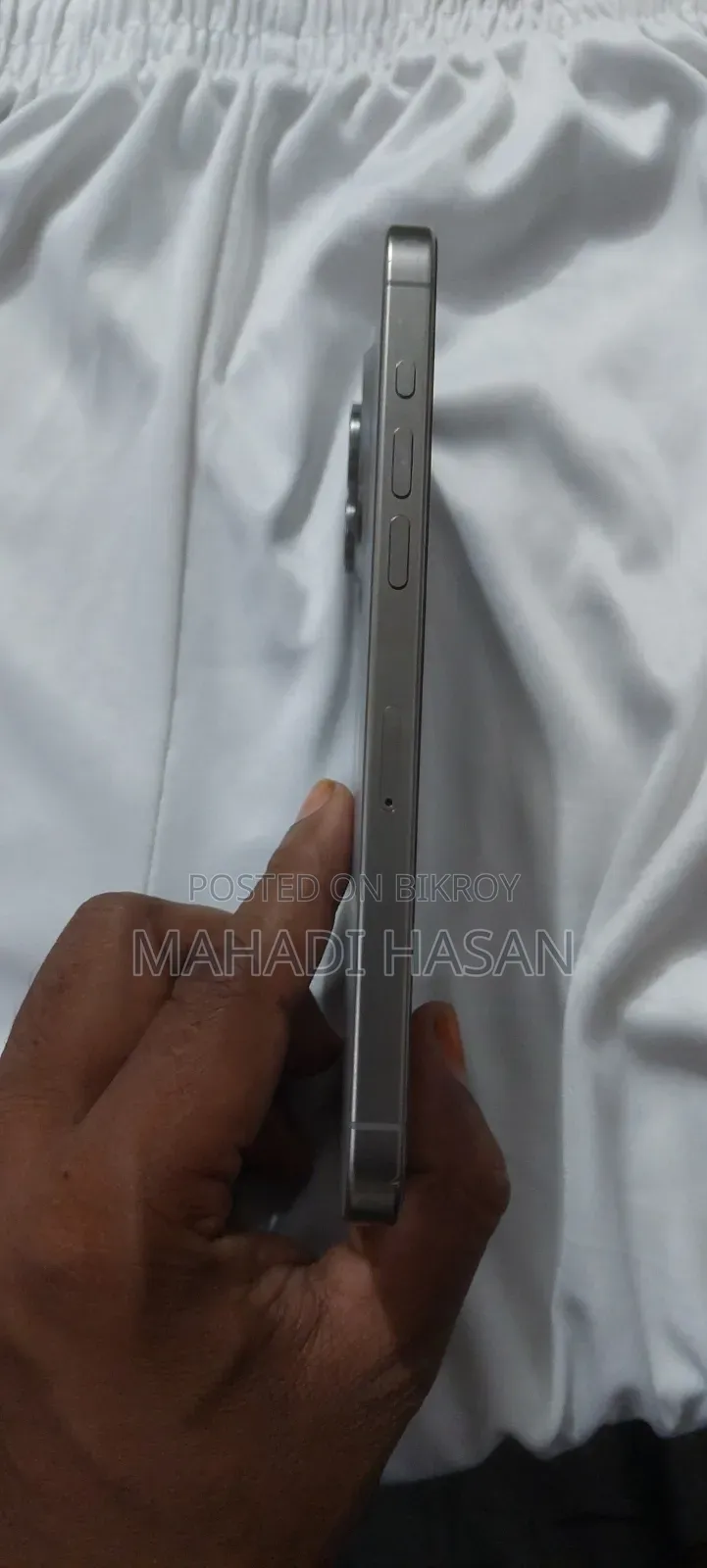 আইফোন ১৫ প্রো ম্যাক্স ২৫৬ জিবি সিলভার