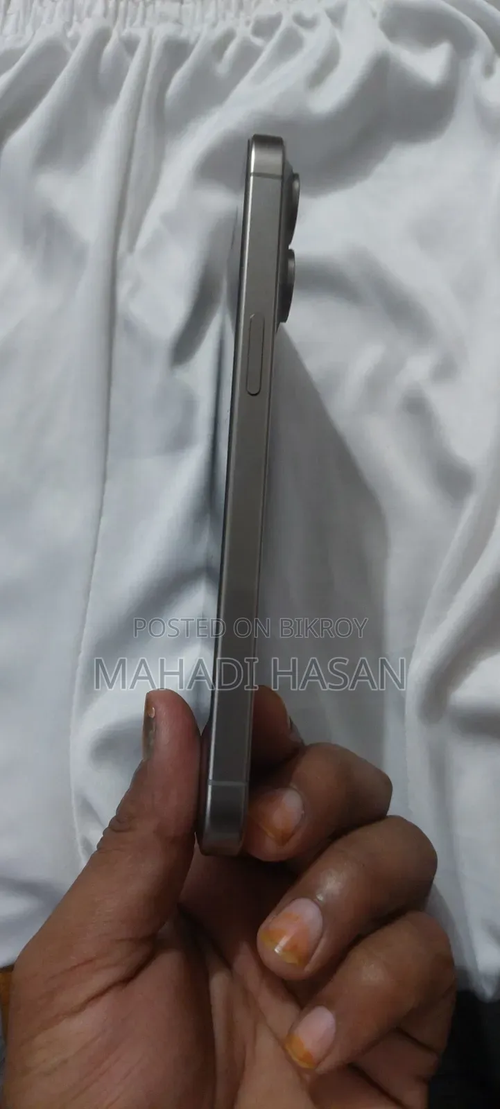 আইফোন ১৫ প্রো ম্যাক্স ২৫৬ জিবি সিলভার