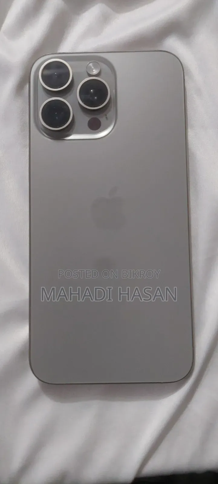 আইফোন ১৫ প্রো ম্যাক্স ২৫৬ জিবি সিলভার