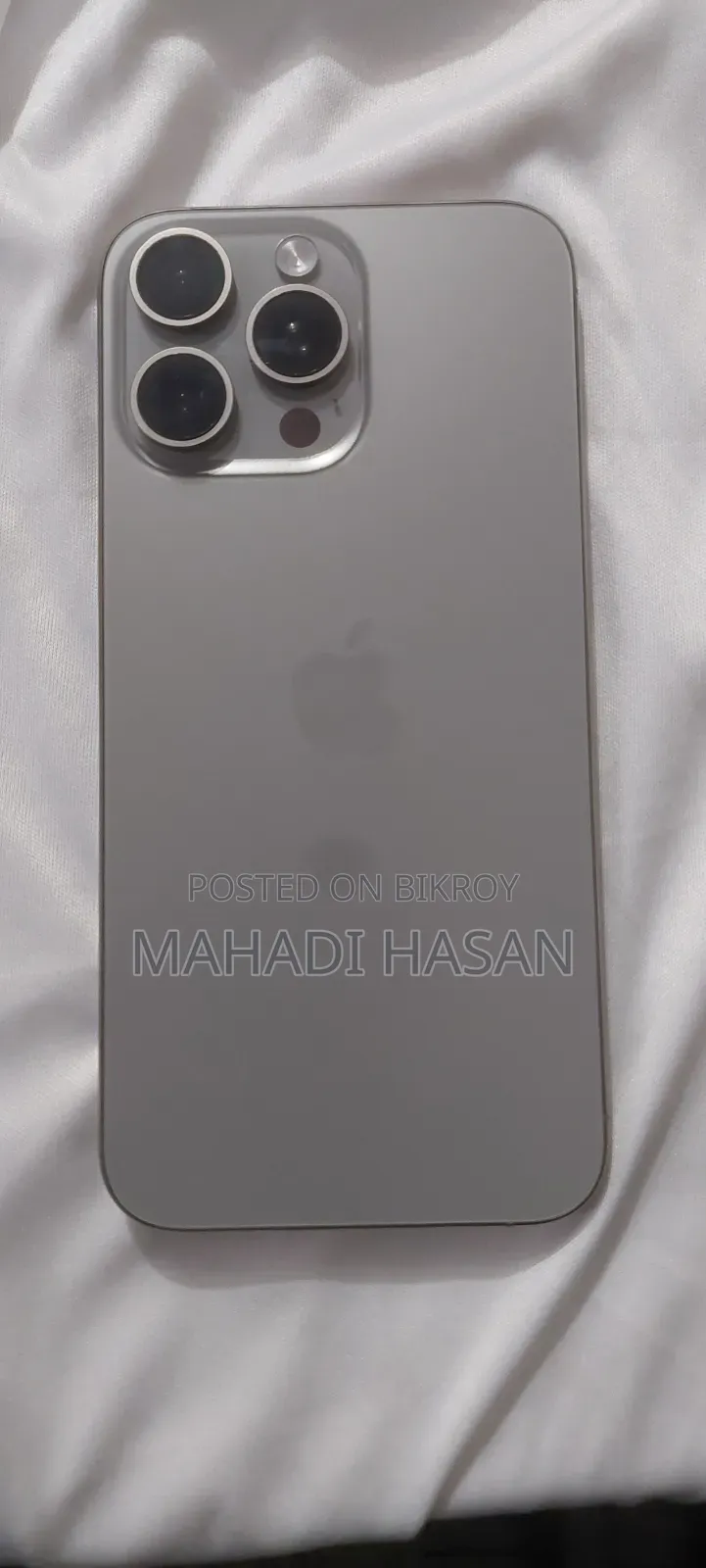 আইফোন ১৫ প্রো ম্যাক্স ২৫৬ জিবি সিলভার