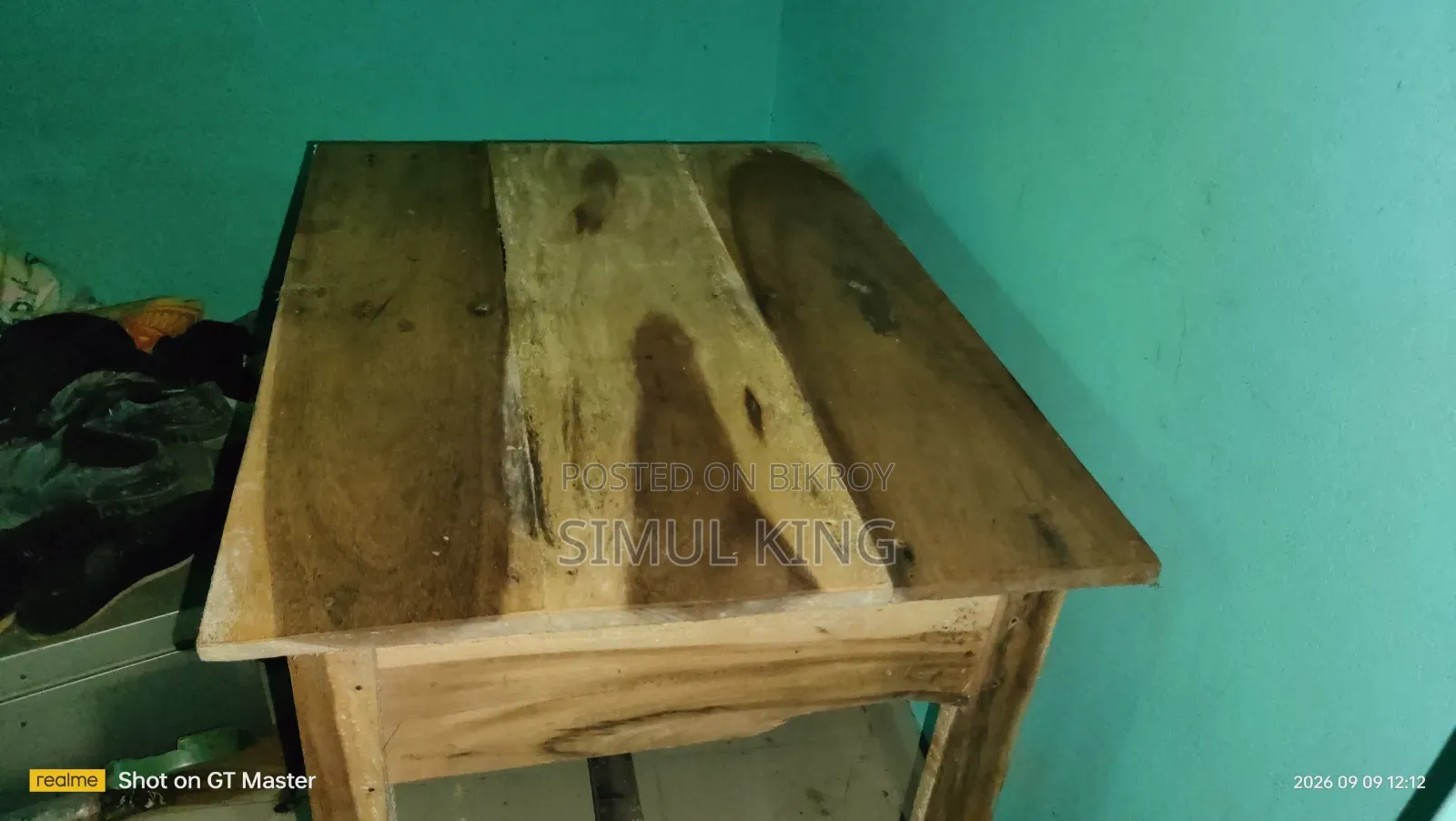 Two tables one chair
