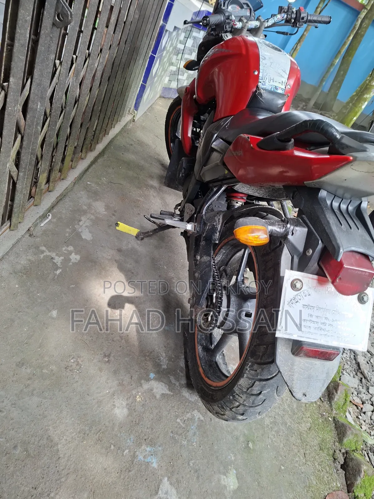 Yamaha FZ 2014 Red
