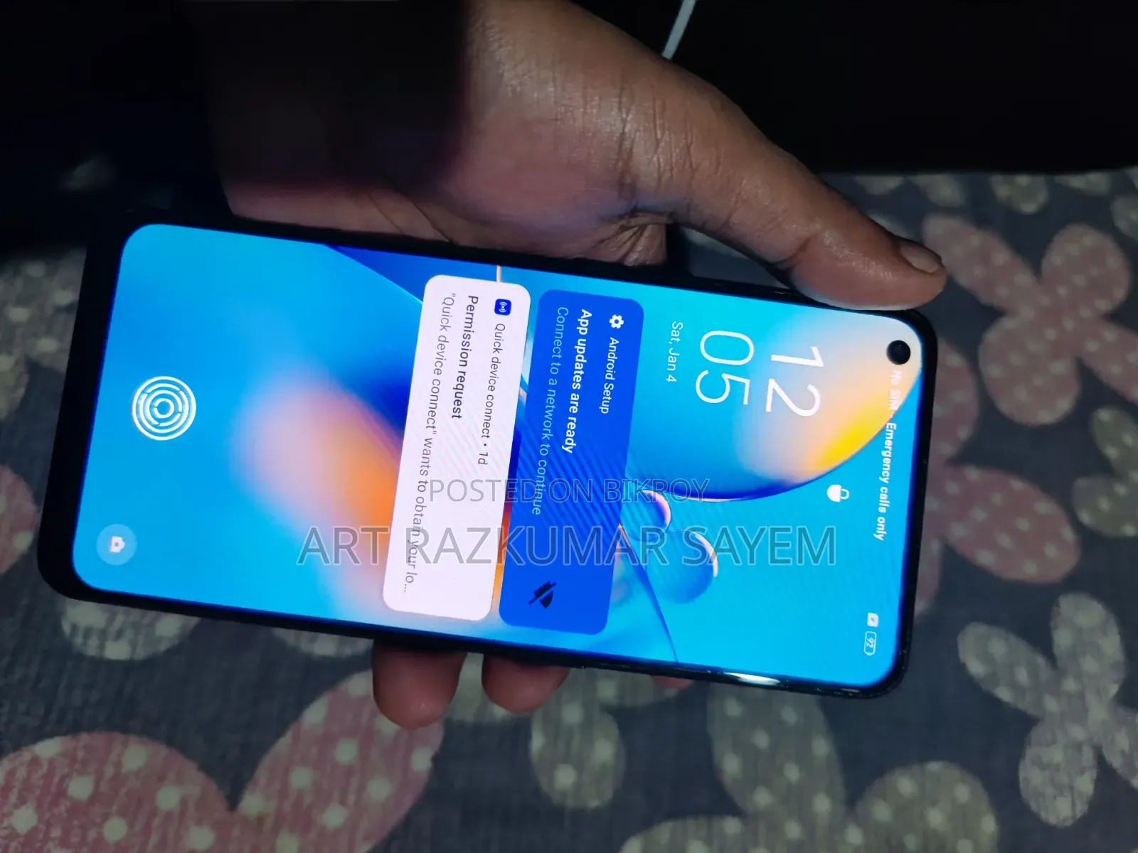 Oppo F19S 128 GB Blue