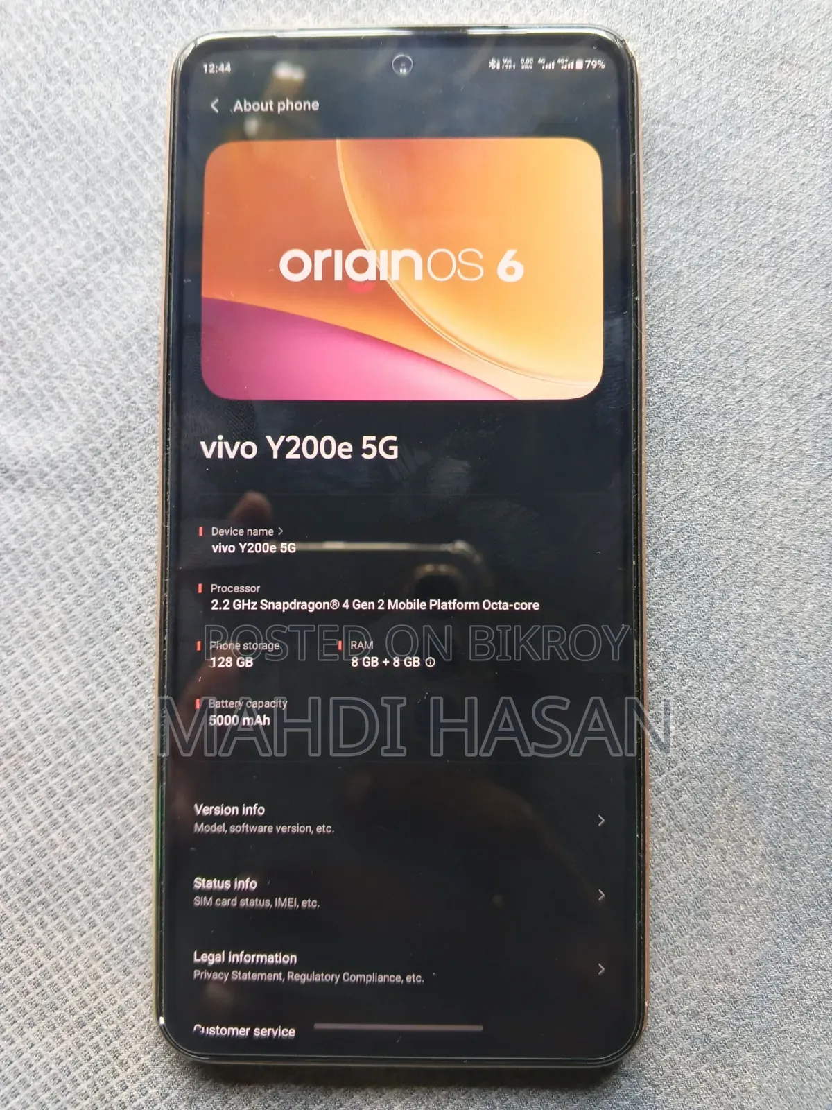 Vivo Y200e 128 GB Orange