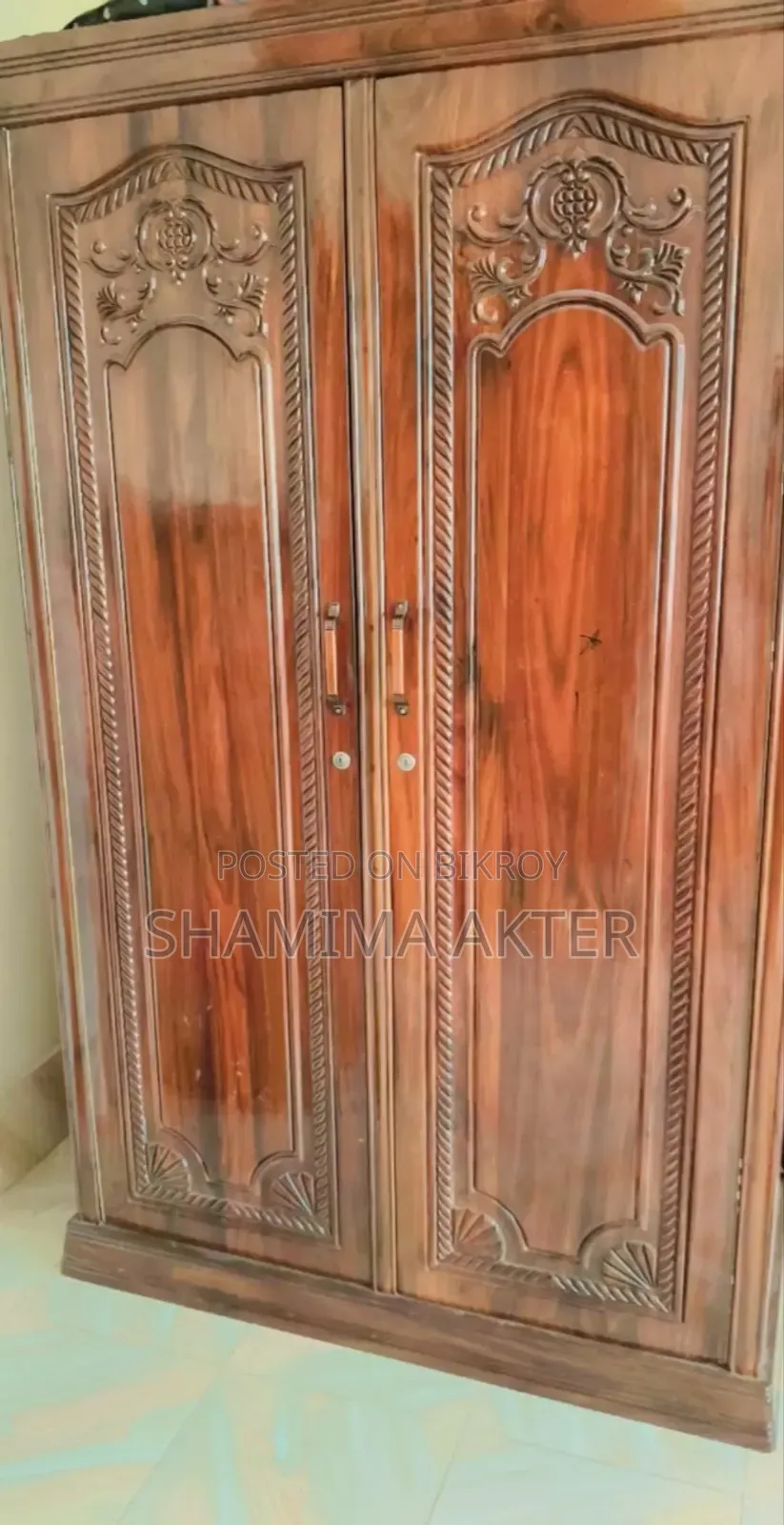 Urgent Sale | Wooden Wardrobe Used For Only 2 Months