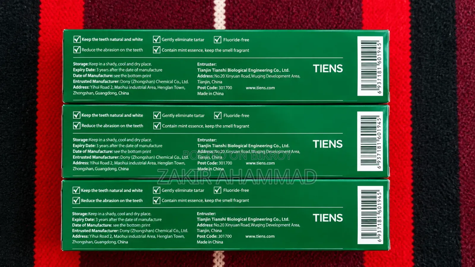 China Herbal Toothpaste