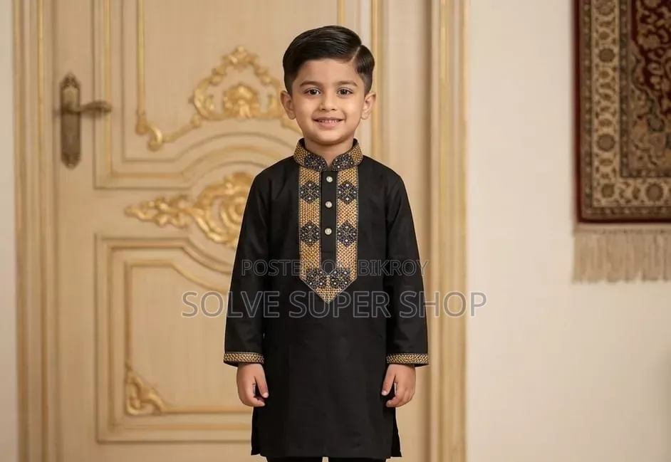 প্লেন শাটন কাপড়ের প্রিমিয়াম পাঞ্জাবি