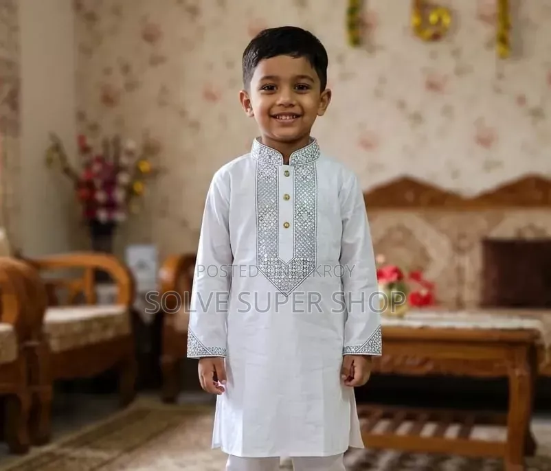 প্লেন শাটন কাপড়ের প্রিমিয়াম পাঞ্জাবি