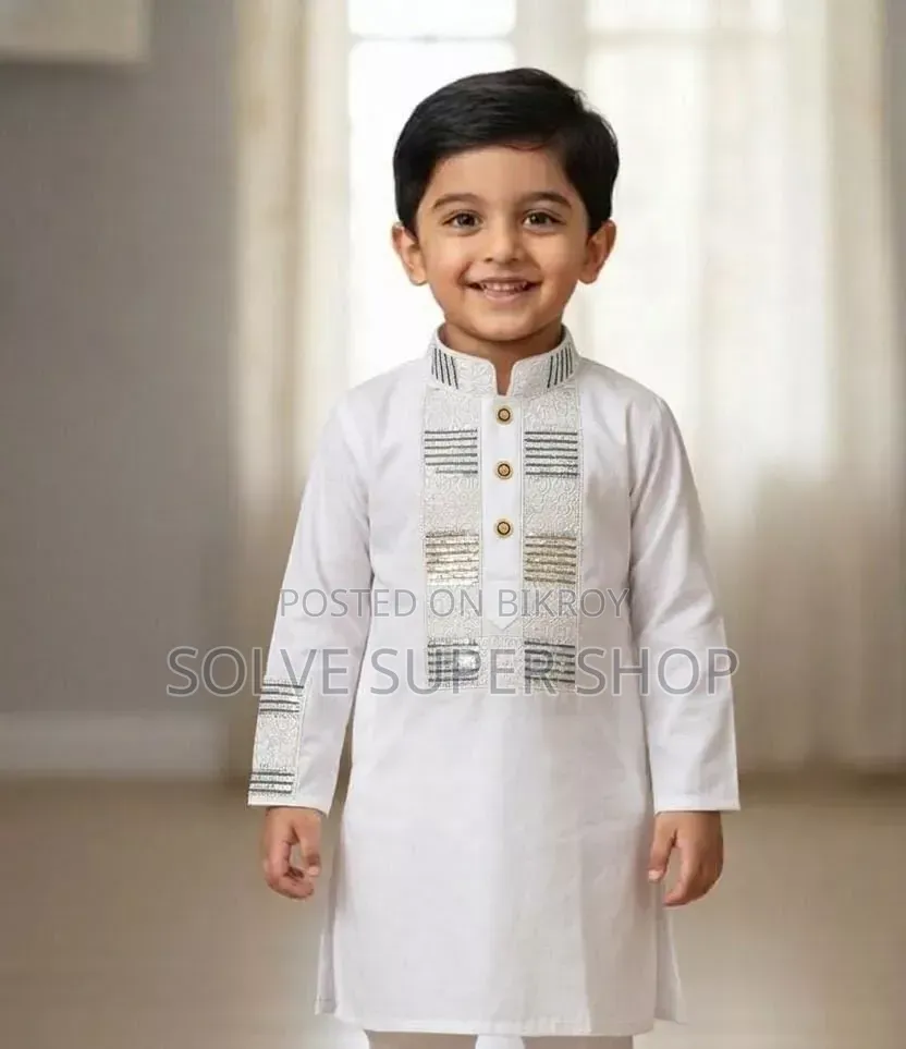 প্লেন শাটন কাপড়ের প্রিমিয়াম পাঞ্জাবি