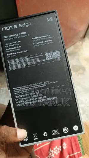 Infinix Note Edge 128 GB Blue