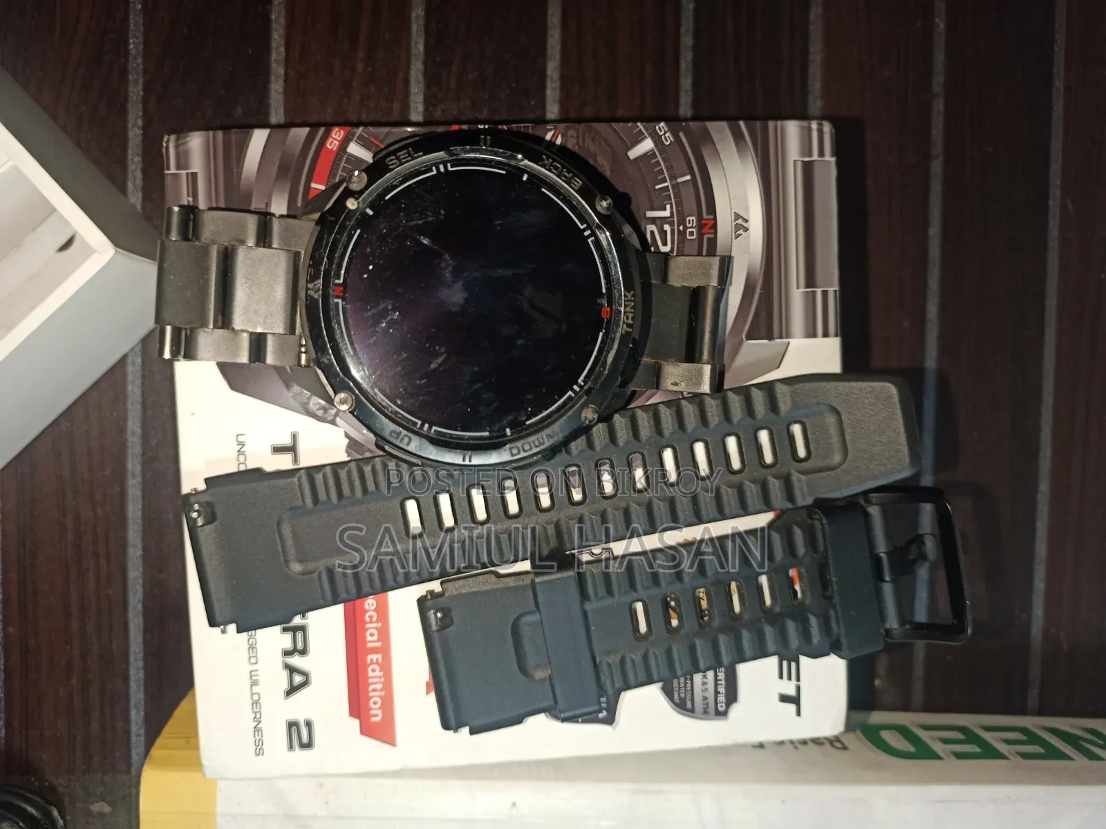 KOSPET T3 ULTRA 2 Smart Watch – Used, Full Box & Extra Straps