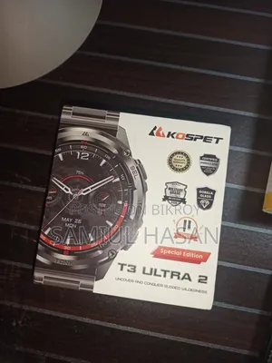 KOSPET T3 ULTRA 2 Smart Watch – Used, Full Box & Extra Straps